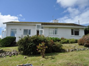 View of the house from the garden.